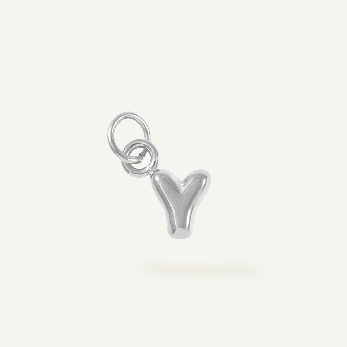 Bubble Monogram Letter Charm