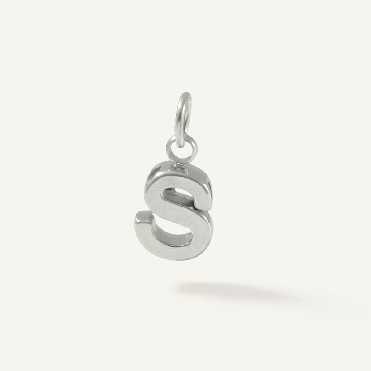 Floating Monogram Letter Charm