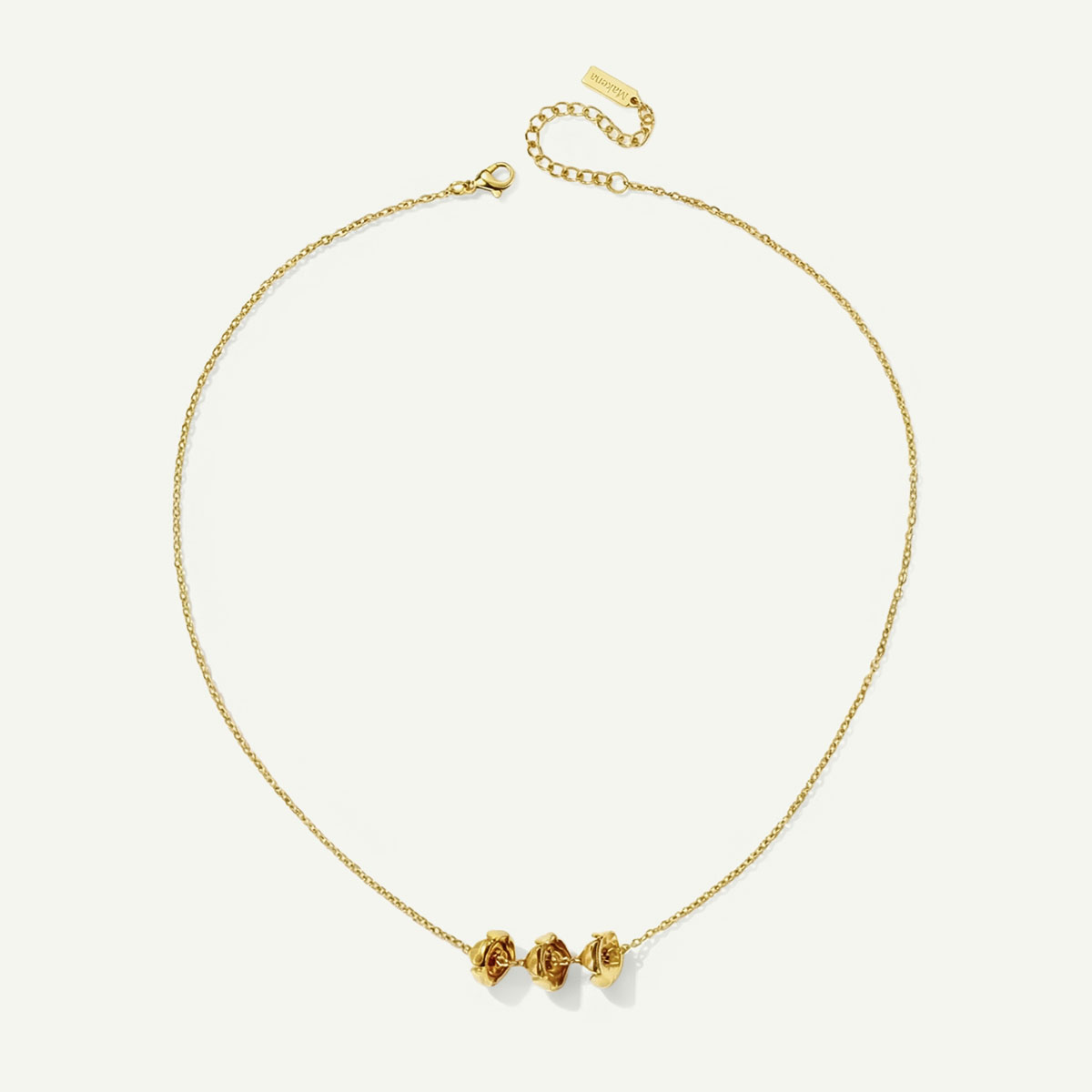 Puakenikeni Bead Necklace, Gold